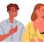 guy giving a girl a compliment